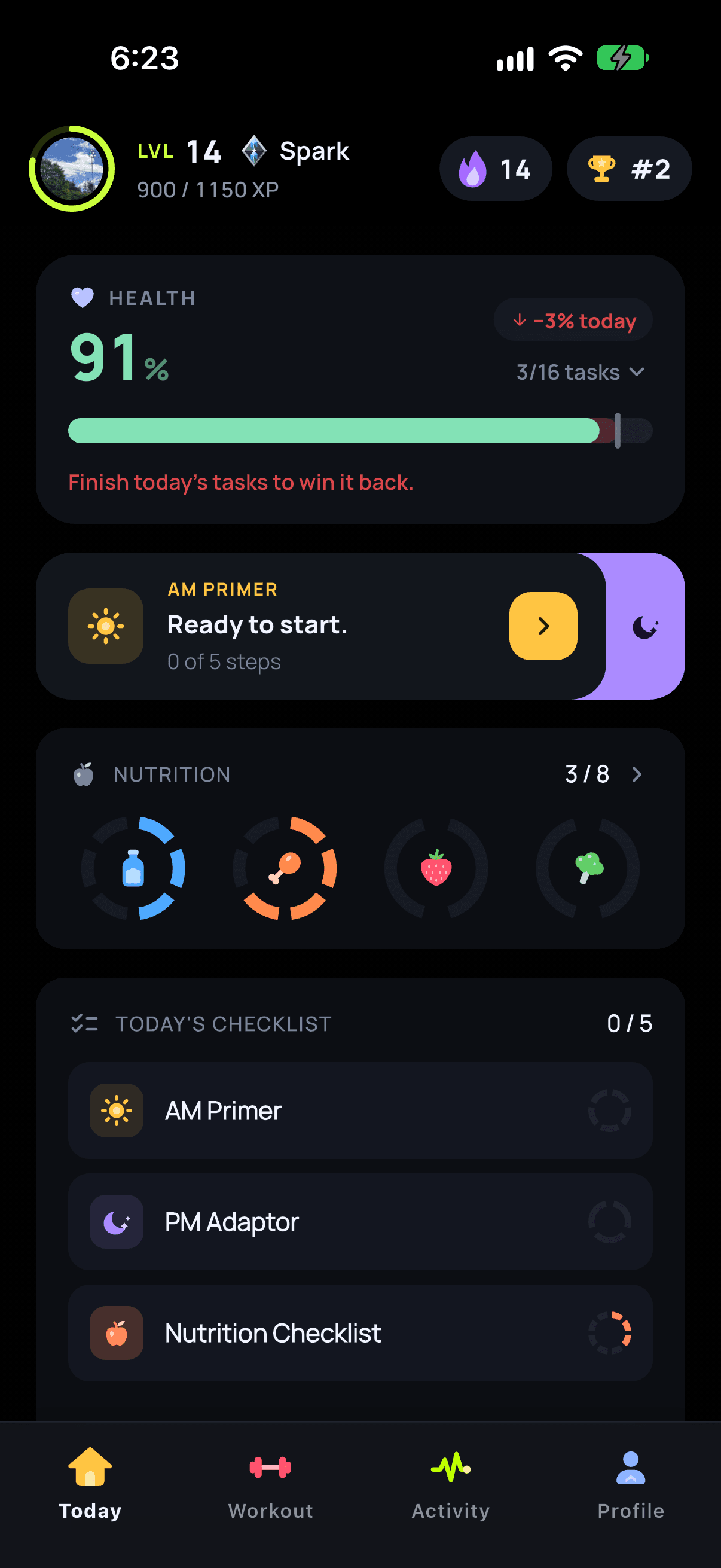 Every Day, Amplified in the CortexFlex app